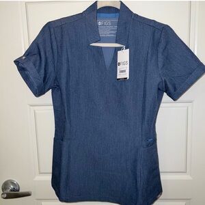 FIGS SET Heather Denim Blue